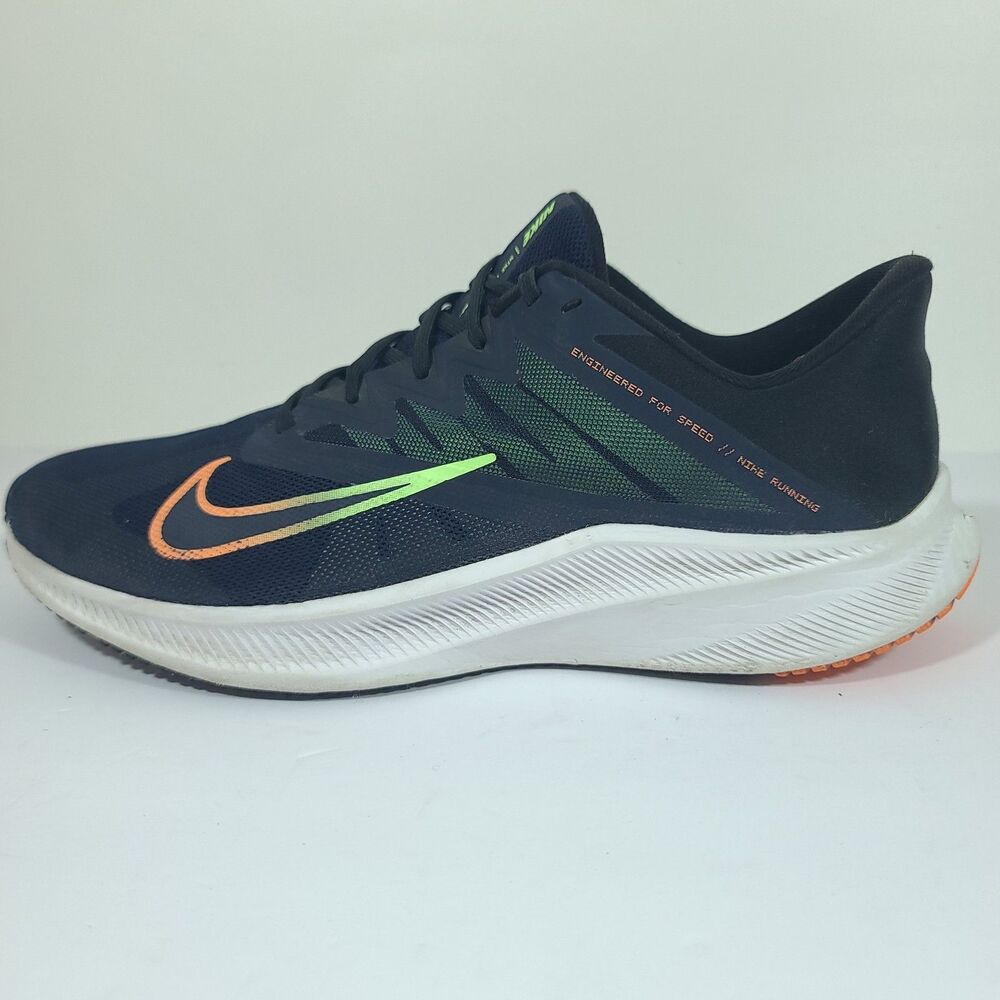Nike Mens Quest 3 Mens Size 10.5 Blue Running Shoes Sneakers CD0230-404 - Picture 4 of 16